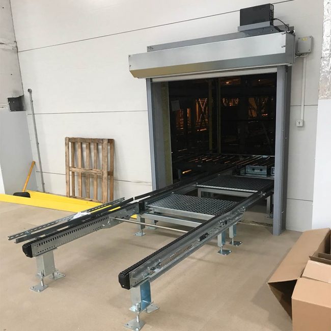 Installation-next-fire-shutters 4 Hour rated Fire shutters installed in Yorkshire at Next